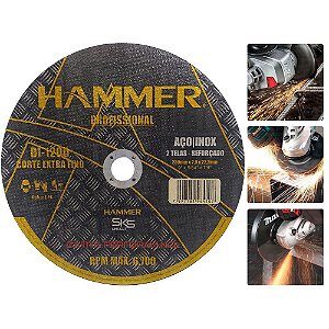 HAMMER DISCO INOX 9" X 7/8" (22MM)