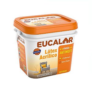 EUCALAR TINTA ACRILICA ECONOMICA 3.6LT RUBI