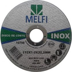 MELFI DISCO INOX 4.1/2X1.0X22MM
