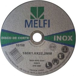 MELFI DISCO INOX 7X1.6X7/8"