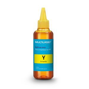 MULTILASER REFIL DE TINTA HP AMARELO 100ML