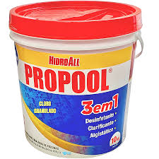 HIDROALL PROPOOL CLORO GRANULADO 3EM1 10KG