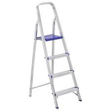 REAL ESCADA ALUMINIO DOMESTICA 4 DEGRAUS