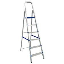 REAL ESCADA ALUMINIO DOMESTICA 6 DEGRAUS