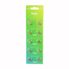ELGIN PILHA BATERIA ALCALINA LR41 CARTELA C/10