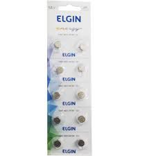 ELGIN BATERIA ALCALINA LR41 CARTELA C/10