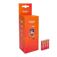 ELGIN PILHA ZINCO AAA TUBO C/40UN R03
