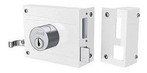 STAM FECHADURA 0701/100 BRANCA PORTAO