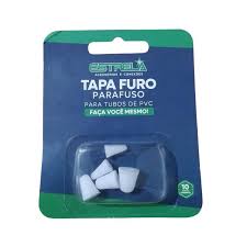 ESTRELA TAPA FURO DE CANO D'AGUA ROLICO C/5 PECAS