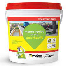 QUARTZOLIT MANTA LIQUIDA C PRETA 3.6KG