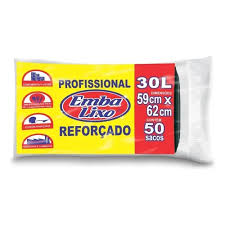 EMBALIXO SACO LIXO REFORCADO 030L C/30 SACOS*