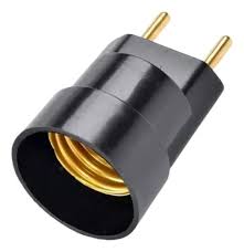 MELFI PINO PORTA LAMPADA PRETO E27