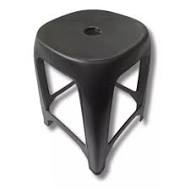 DEPLASTI BANQUETA PLASTICA PRETA