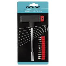 EDA JOGO CHAVE FENDA C/11 PONTAS (6XM)