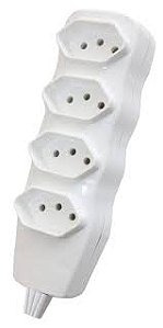 FC TOMADA BARRA NEW 4 TOMADAS 2P+T 10A BRANCA