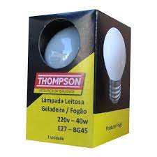 THOMPSON LAMP.GELADEIRA/FOGAO 40W 220V E-27 LEITOSA