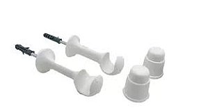 KIT VARAO P/CORTINA 19 BRANCO