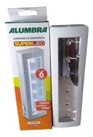 ALUMBRA LUMINARIA DE EMERGENCIA 6 LEDS 2W BIVOLT