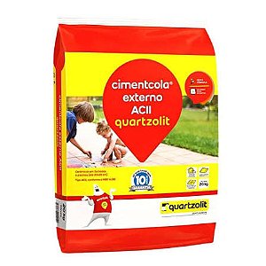 ARGAMASSA QUARTZOLITACII EXTERNO CINZA 20KG