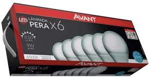 AVANT LAMP.LED 09W 6500K PACK 6PCS