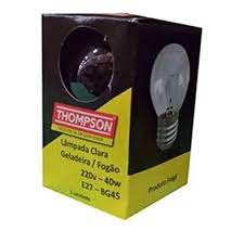THOMPSON LAMP.GELADEIRA/FOGAO 40W 220V E-27 TRANSPARENTE