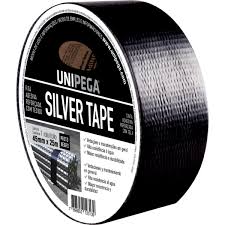 UNIPEGA SILVER TAPE PRETA 45MMX05M*