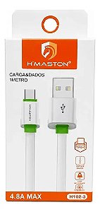 H' MASTON CABO DE DADOS P/CELULAR USB X TYPE-C H102-3*