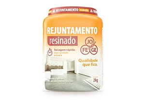 JOFEGE REJUNTE RESINADO 2KG GRAFITE*