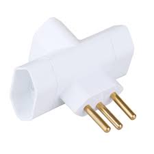 ILUMI PINO 3 SAIDAS BIPOLAR 2P+T 10A 250V BRANCO (12270)