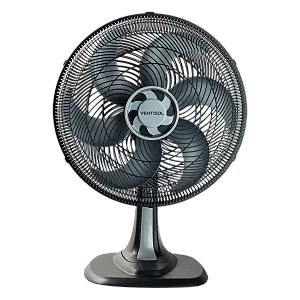 VENTISOL VENTILADOR MESA TURBO 6 PAS 40CM PREMIUM PRETO/CINZA 127V