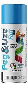 PEG&UZE FAST TINTA SPRAY USO GERAL AZUL CLARO 300ML/130G