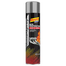 MUNDIAL PRIME TINTA SPRAY ALTA TEMPERATURA ALUMINIO 400ML