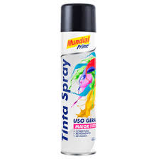 MUNDIAL PRIME TINTA SPRAY USO GERAL PRETO BRILHANTE 400ML