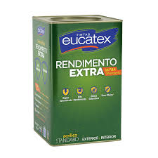 EUCATEX TINTA ACRILICA STANDARD RENDIMENTO EXTRA 18L CINZA GRANIZO