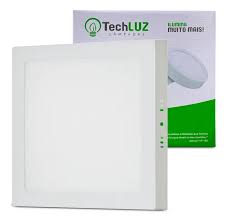 TECHLUZ LUMINARIA LED 24W 6500K SOBREPOR QUADRADA