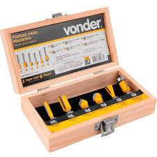 VONDER JOGO FRESA P/MADEIRA C/6 PECAS