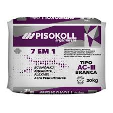 ARGAMASSA PISOKOLL POLIVALENTE 7X1 BRANCA 20KG