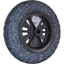 FORCE RODA PNEU MACICO PRETO 3,50X8" 13MM 1/2" 200KG