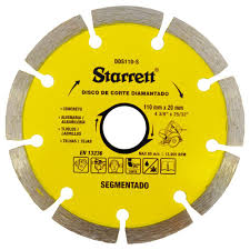 STARRETT DISCO DIAMANTADO SEGMENTADO 110MM X 20MM*