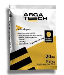 ARGAMASSA ARGATECH ACIII BRANCA 20KG