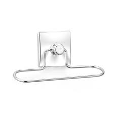 ARTHI PORTA TOALHA ROSTO C/FITA DUPLA FACE 3M CROMADO (3421)