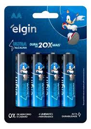 ELGIN PILHA ULTRA ALCALINA AA C/4