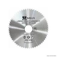 MELFI LAMINA ACO CARBONO P/SERRA CIRCULAR 4.3/8" X 60D