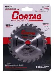 CORTAG LAMINA SERRA CIRCULAR 4.3/8" X 24D