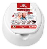 MEBUKI ASSENTO SLIM ALMOFADADO ELEVADO 13.5CM BRANCO
