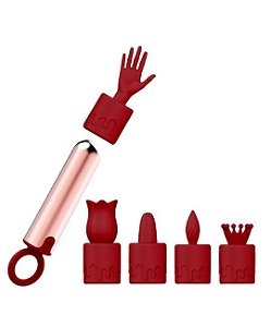 Cápsula Vibratória Com Diversos Acessórios