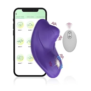 Vibrador De Calcinha Por Aplicativo Com 9 Modos De Vibração