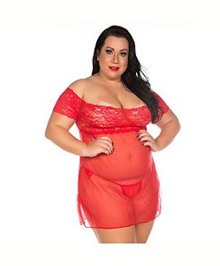 Camisola Gabriela Plus Size Pimenta Sexy