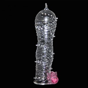 Capa Peniana Texturizada Com Vibro