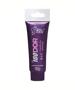 Lubrificante Anal 100 Dor - 18g - For Sexy
